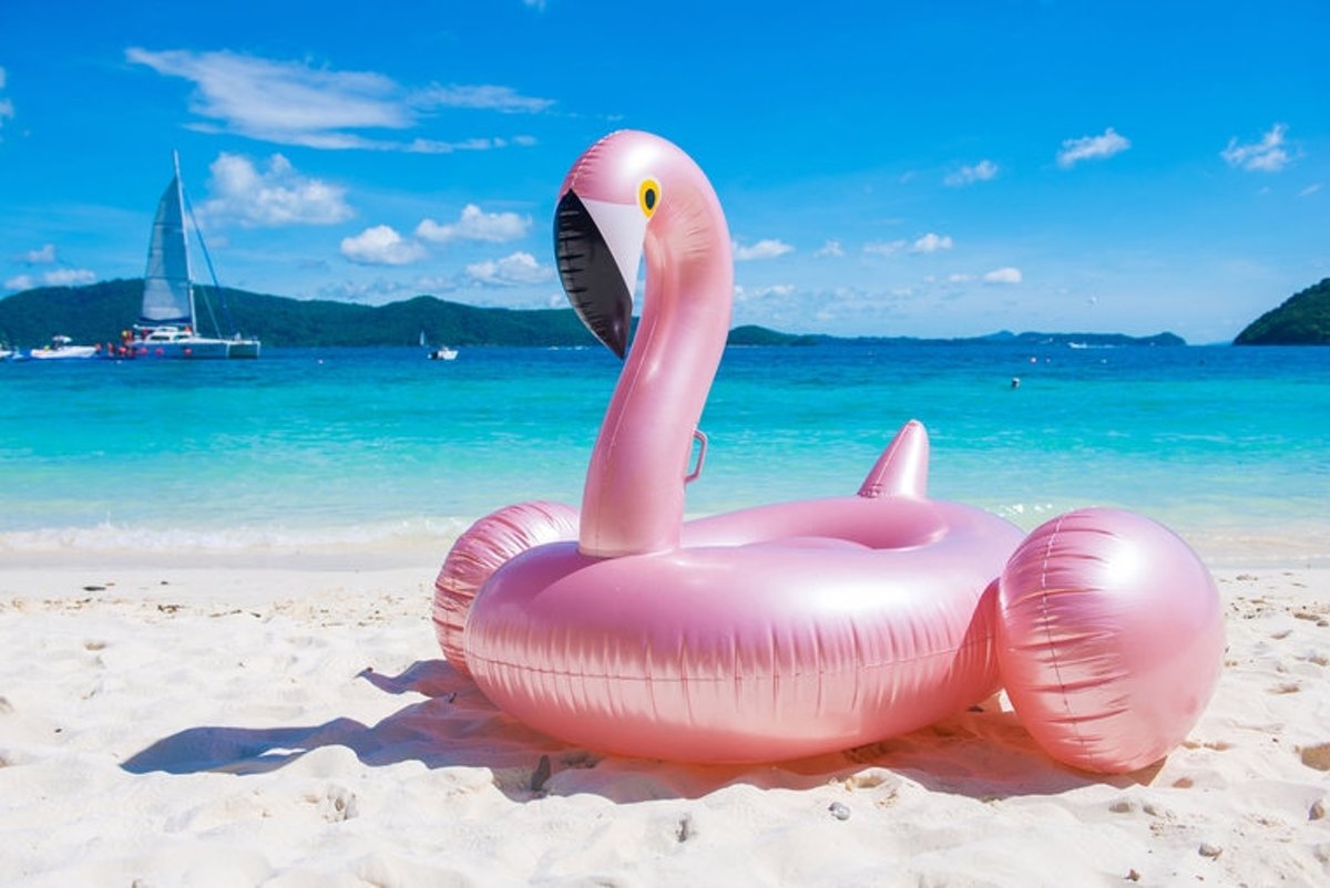 Inflatable Flamingo XXL|Opblaasfiguur|Waterspeelgoed|Roze flamingo|Luchtbed|Extra groot formaat